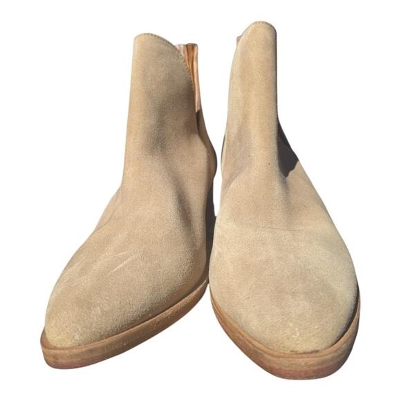Free People Charm Double V Suede Bootie Women size 40 US 9.5 - Picture 4 of 5